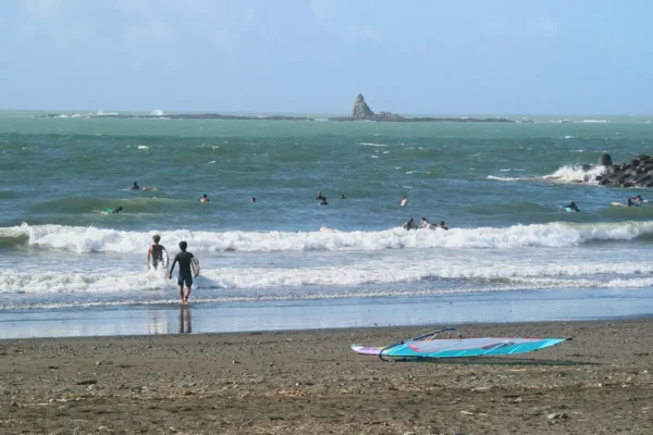 Chigasaki Beach near Jazz and Booze Storyville