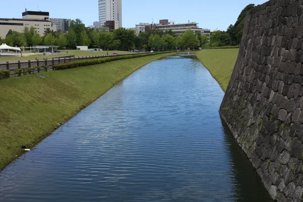 Moat around the Kanazawa Castle