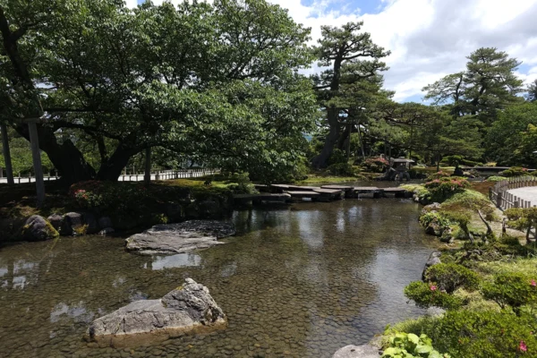 Peaceful Scenery at Kenrokuk-en