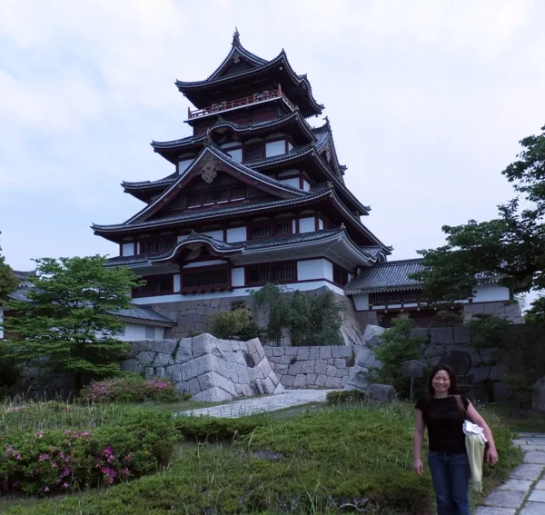 In front of Fushimi Momoyama Castle
