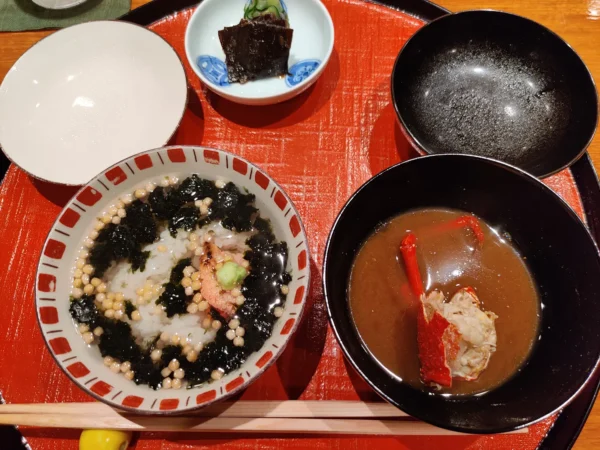 Ochazuke and Lobstar Miso Soup